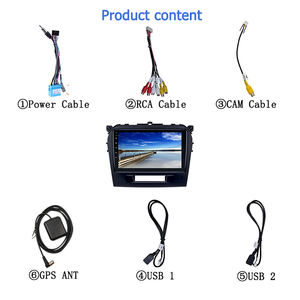 Système audio numérique avec <span class=keywords><strong>Carplay</strong></span>, bluetooth, android, verrouillage gps, caméra arrière, 9 pouces, pour voiture <span class=keywords><strong>Suzuki</strong></span> <span class=keywords><strong>vitara</strong></span> (2015 — 2017), DVR - Product Image 4