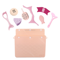Pochoirs à sourcils, modèle de sourcil, kit de mise en forme des sourcils, outil de sourcil réutilisable de 6 styles, lavable