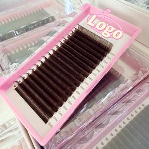 Extensions de <span class=keywords><strong>cils</strong></span> brun foncé à marque privée 0.03 0.05 0.15 M J B C D Curl, plateaux d'extensions de <span class=keywords><strong>cils</strong></span> brun <span class=keywords><strong>bordeaux</strong></span> - Product Image 1