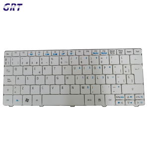 แป้นพิมพ์แล็ปท็อปแบบ SP สำหรับ Acer Aspire one D255 D260 D270 D271 ZH9 ซีรีส์ สีขาว แบบสเปน แป้นพิมพ์ OEM จากโรงงาน - Product Image 2