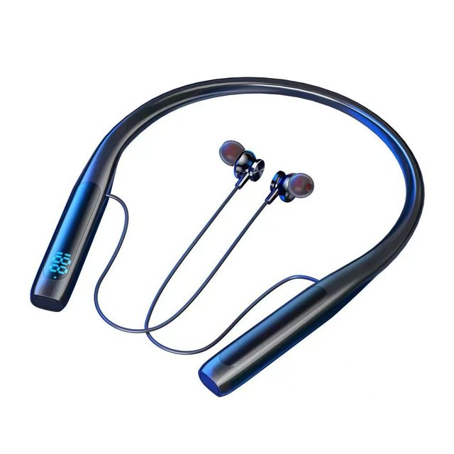 Magnetic Neckband Wireless Stereo Earphones with Long-Lasting Battery Multicolor Options for Running & Cycling Sports JL Chipset