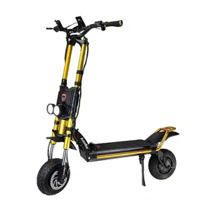 12 inch All Terrian Tire Electric Scooters Kaabo Wolf King GTR 72V 35Ah 4000W Dual Motors Adult Scooters for Outdoor Riding