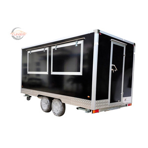 2023 populaire <span class=keywords><strong>magasin</strong></span> de nourriture de remorque de camion de hot-dog mobile et de burger avec réfrigération et extracteur - Product Image 5