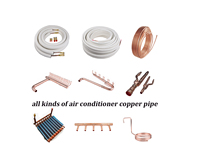 Isolé 3/8 1/4 AC Condenseur Cuivre Ligne Set Kit pour Mini Split Climatisation et Système Conduit