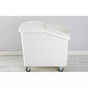 Rice Storage <b>Container</b> 100L 120L Flip Top Lid Airtight With Casters Rectangle Shape - Product Image 2