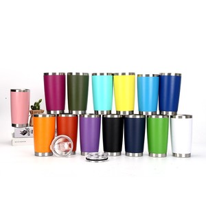 Logo personnalisé gobelets isolés sous vide café acrylique isolé à <span class=keywords><strong>double</strong></span> <span class=keywords><strong>paroi</strong></span> 20oz en acier inoxydable gobelet avec couvercle - Product Image 5
