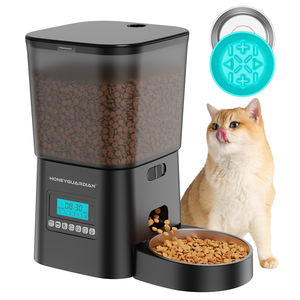 Cats guaridan otomatik kedi besleyici kedi maması dağıtıcı ile kediler köpekler için paslanmaz çelik kase ve yavaş kase - Product Image 1