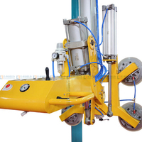 Mesin Pemuat Kaca Crane Cantilever Pneumatik 200kg 2500x2000mm untuk Memindahkan Kaca Insulasi Tempered Curtain Wall 3-19mm
