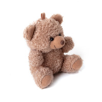 Peluche personnalisée avec logo, ours en peluche classique, porte-clés en peluche doux avec rembourrage en coton PP, taille 11-30 cm