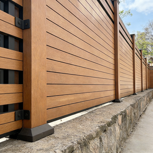 Panneau de clôture en aluminium <span class=keywords><strong>pour</strong></span> la protection de la vie privée, clôture <span class=keywords><strong>pour</strong></span> chevaux de ferme, jardins extérieurs, WPC, facilement assemblable, résistant au vent, <span class=keywords><strong>pour</strong></span> cours avant, clôture à <span class=keywords><strong>vue</strong></span> dégagée <span class=keywords><strong>pour</strong></span> complexes hôteliers - Product Image 2