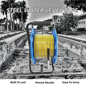 0-50m ABS 브래킷 ABS 자 휴대용 미터 테이프 수위 게이지 깊이 표시기 0.03% 정확도 - Product Image 2