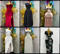 Robe Femme Tendance 2025 – Nouveauté Transfrontalière Couleur Unie avec Rayures Côtelées – Vêtement Décontracté Chic