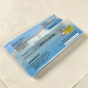 Custom Printed Pillow Style Heat Seal Bags Small Plastic <b>pouch</b> for soap Packaging with Easy Tear Notch - Product Image 2