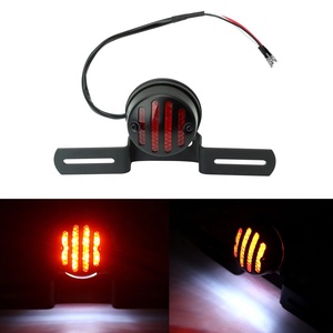 <span class=keywords><strong>Cafe</strong></span> <span class=keywords><strong>Racer</strong></span>-Lámpara de parrilla trasera para motocicleta, luces traseras de freno con soporte para matrícula - Product Image 6