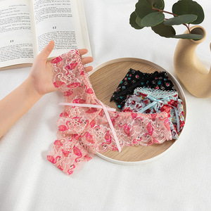 Tangas de <span class=keywords><strong>Bikini</strong></span> con Encaje Floral Estampado Sexy Diseño <span class=keywords><strong>Y</strong></span> para Mujer - Product Image 2