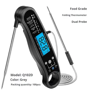 Wholesale Fast & Accurate Digital Food <b>Thermometer</b> Instant Read Meat with Backlight for Grilling Baking - Product Image 5