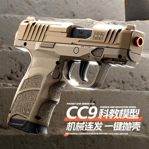 Dropshipping Shopify Pistola de Juguete de Disparo Continuo con Balas Blandas y Expulsión de Cartuchos, Mini Compacta Estilo CC9 - Product Image 4