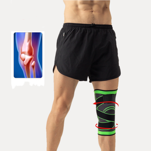 Genouillère de sport professionnelle, respirante, réglable, pour le cyclisme et le fitness - Product Image 2