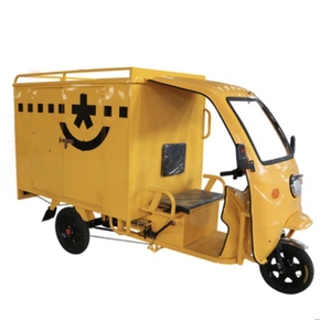 La Cargaison Avec Cabine Cargaison Durable 3 Wheeler Poubelle <span class=keywords><strong>Tricycle</strong></span>, Livraison Express Voiture Inverse Pédale <span class=keywords><strong>Tricycle</strong></span> - Product Image 5