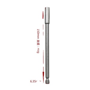 Chave De Fenda Elétrica Cabeça Haste De Conexão Magnética Forte Pistola Broca Extensão Haste Extensão Rod 6.35mm Quick Socket Adapter - Product Image 3