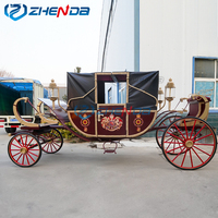 Calèche de Mariage Personnalisée pour la Mariée, Calèche Royale Personnalisée, Calèche Royale Victorienne, Calèche à Chevaux Royale en provenance de Chine
