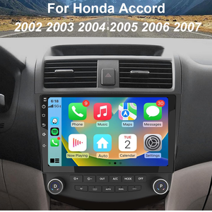 Radio Estéreo para Auto Android, Plug and Play para Accord 2002-2007, CarPlay Inalámbrico, Android Auto, GPS con Asistencia de Reversa y MP3 - Product Image 1