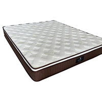 Matelas de luxe sur mesure à ressorts ensachés pour hôtel, pliable, compressé, en mousse de latex et tissu, pour chambre à coucher, lit double et king size