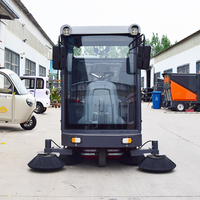 Balayeuse Électrique Autoportée 2000mm Largeur de Nettoyage Marquage CE Vente Directe Usine OEM Personnalisé Balayeuse de Rue Robuste pour Usine