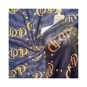 Thân Thiện Với Môi Sản Xuất D Thư In Thiết Kế Màu Đen In Kỹ Thuật Số Khách Hàng 4 Cách Co Giãn Điện Lưới Với In Vải Lưới - Product Image 1