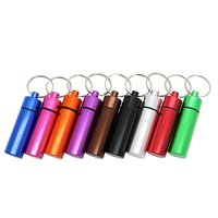 Cadeau promotionnel Réduction du bruit Bouchons d'oreille en mousse Boîte porte-clés en aluminium Étui de transport