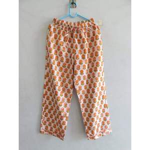 Floral Printed Women Night Suit 100% Cotton Long Sleeve Woven Shirt and <b>Pants</b> Soft Breathable Comfortable Summer Pajama Set - Product Image 4