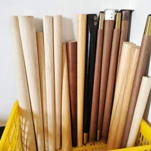 أثاث عصري خزائن أريكة خشبية السرير الساقين الأريكة استبدال كرسي قدم أثاث خشبي جولة الطاولات الطويلة الساقين - Product Image 1