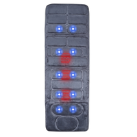 Emoka Vibrator Thermische Rückenschmerz-Massagematte Körper Thai Shiatsu Bettmatratze