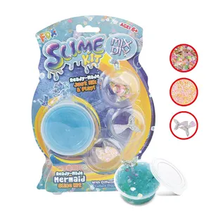 Kids Plasticine Toys Eco-Friendly Crystal Mud Clay Set Slime DIY Cotton Clay Slime Kit Playdough Slime Making Kit