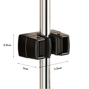 Support de vadrouille mural, <span class=keywords><strong>auto</strong></span>-adhésif, poignée en silicone, installation sans trace, peut contenir toutes les tailles de poignée, 1 paquet, durable - Product Image 1