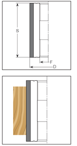 Têtes de coupe en alliage léger ou en acier trempé et trempé excellente finition HS/HW Hydro finition avec couteaux à positionnement automatique - Product Image 4