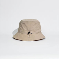 Chapeau Bob Imperméable à Séchage Rapide avec Cordon de Serrage Ajustable, Logo Personnalisé, Protection UV, Pliable, Unisexe