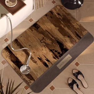 Alfombra de baño con estampado de leopardo, rectangular, absorbente, antideslizante, para el hogar, alfombra de baño con etiqueta de buena suerte - Product Image 2