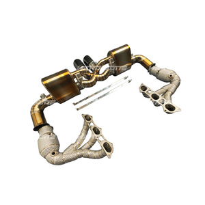 ระบบท่อไอเสียไทเทเนียม Valvetronic Catback สำหรับ 991.1 991.2 พร้อมเฮดเดอร์สแตนเลส - Product Image 3