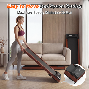 Mini <span class=keywords><strong>tapis</strong></span> <span class=keywords><strong>de</strong></span> marche silencieux <span class=keywords><strong>ultra</strong></span>-<span class=keywords><strong>plat</strong></span> en bois pour bureau, vitesse 6 km/h, idéal pour bureau debout - OEM/ODM personnalisé - Product Image 2