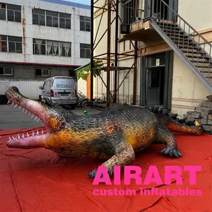 Giant Inflatable Wildlife Animals Model Inflatable Crocodile Model