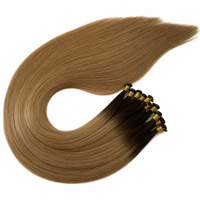 Extensions de cheveux naturels brésiliens vierges Straight Genius Weft, ondulés et bouclés, micro-trame, prix d'usine en gros