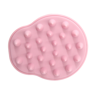 แปรงนวดหนังศีรษะซิลิโคนแบบกำหนดเองสำหรับผมแห้งและผมเปียก - Product Image 4