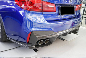 3D Phong Cách Phía Sau Khuếch Tán Sợi Carbon Phía Sau Bumper Lip Khuếch Tán Spoiler Cho BMW F90 M5 - Product Image 2