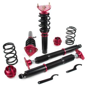 Amortisseurs GO Racing compatibles avec <span class=keywords><strong>Mazda</strong></span> 3 BK 2004-2009 BL 2009-2013, kit d'abaissement réglable en hauteur - Product Image 1