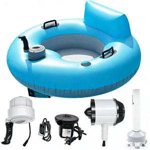 Silla Flotante Inflable Motorizada Recargable con Portavasos y Reposacabezas para Adultos, para <span class=keywords><strong>Piscina</strong></span>, Lago, Río, Playa, Bronceado - Product Image 5