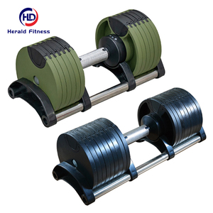 Haltères en fonte réglables avec bras et corps, nouveau design, équipement de fitness rapide, poids en acier, haltère réglable de 32 kg avec plateau - Product Image 1