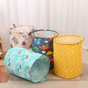 Bathroom Storage Basket Durable Clothes Basket Modern Design Storage Basket Large Capacity Non-Woven Fabric Basket Hua Cheng - Product Image 1