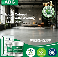 Pintura Epóxica Autonivelante para Pisos con Arena de Color, Absorbente de Impactos y Silenciosa, con Matriz de Arena Elástica, Resina Epóxica para Pisos con Reducción de Ruido