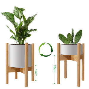 Soporte <span class=keywords><strong>de</strong></span> Bambú Ajustable, Moderno, Multicapa, Ecológico y Duradero para Plantas y Macetas, para Jardín y Hogar - Product Image 3